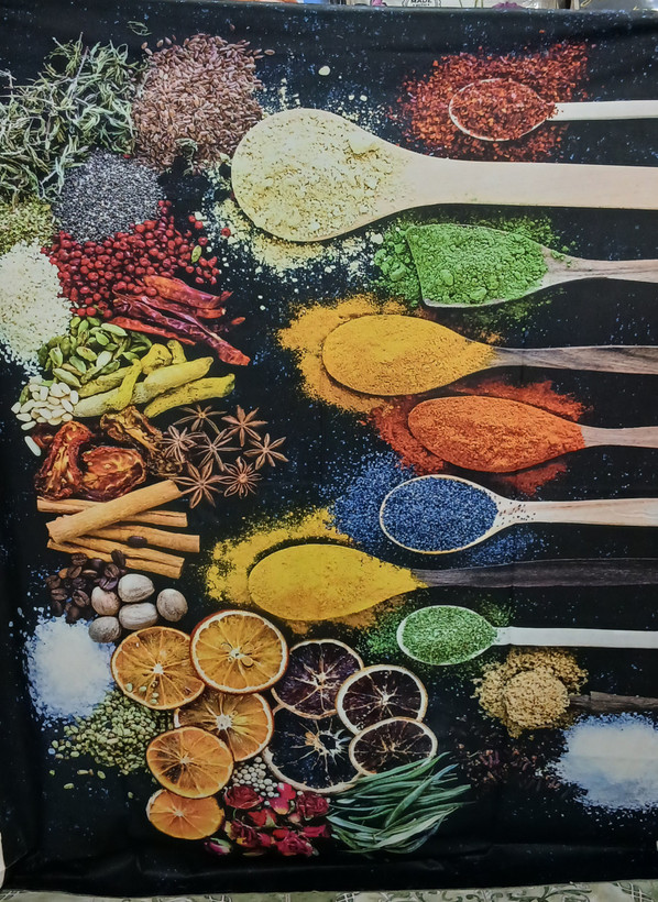 سفره مخمل چاپی طرح دار