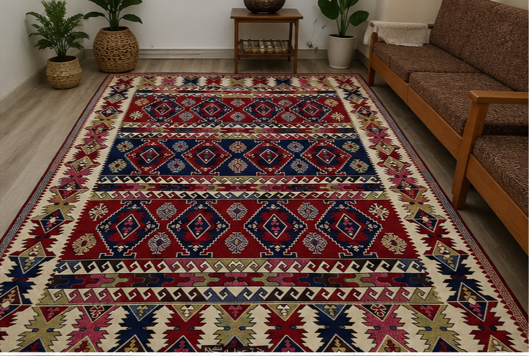 رو فرشی ۳متری بختیاری طرح2 کد ۷۰۶